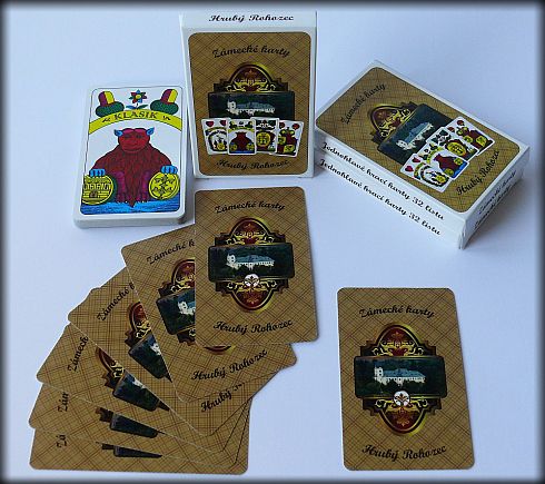 Zámecké hrací karty Hrubý Rohozec